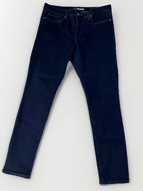 Levi's 311 Shaping Skinny Slim Stretch Denim Jeans Dark Blue Women